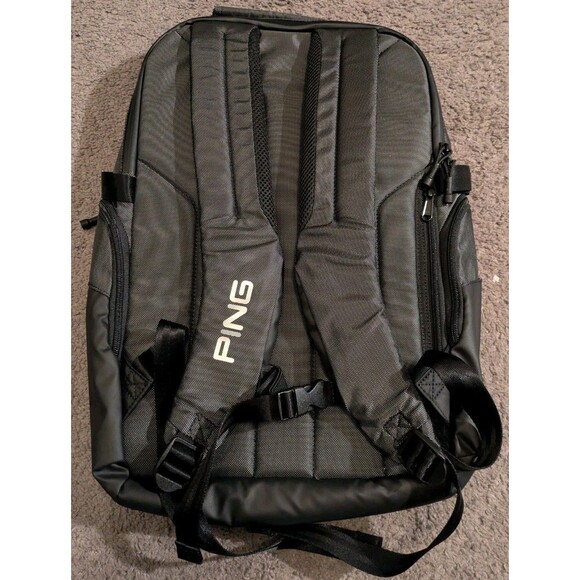Ping Golf Solheim Cup Laptop Gunmetal Black Backpack New With Tags! - Picture 4 of 10